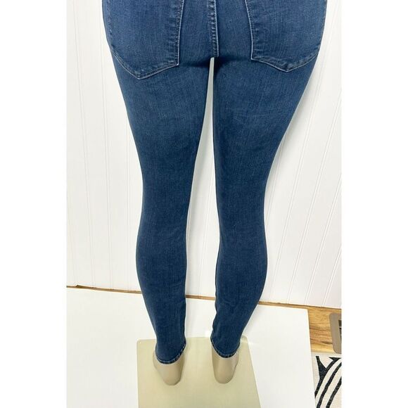 Madewell Women's Curvy High-Rise Skinny Jeans Denim Blue Medium Wash Size 25 - Picture 7 of 16